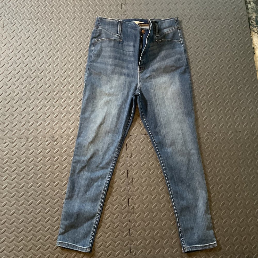 HIGH WAISTED CORSET SKINNY JEANS